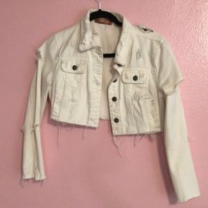 White Jean jacket